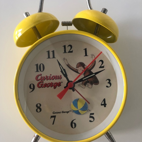 Vintage Curious George Alarm Clock - Picture 2 of 6